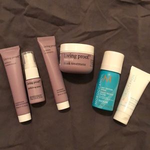 Living Proof and Moroccan Oil Hair Care Bundle